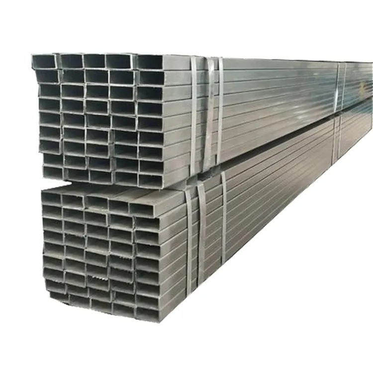 2 inch Galvanized Rectangular pipe steel galvanized 1.8 mm Thickness Hot Dipped Galvanized  tube